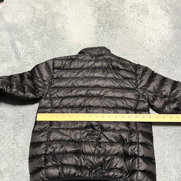 Eddie Bauer Puffer Jacket Kids Youth Large 10/12 Nlack 650 Down Coat - Picture 5 of 9